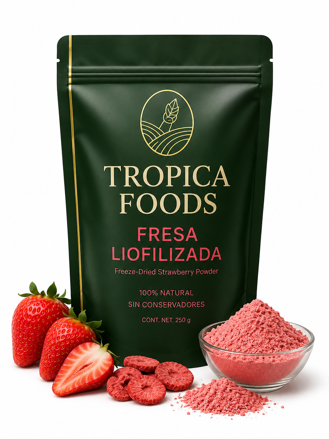 Fresa Liofilizada LYOFI™ — Freeze-Dried Strawberry Powder Mexico