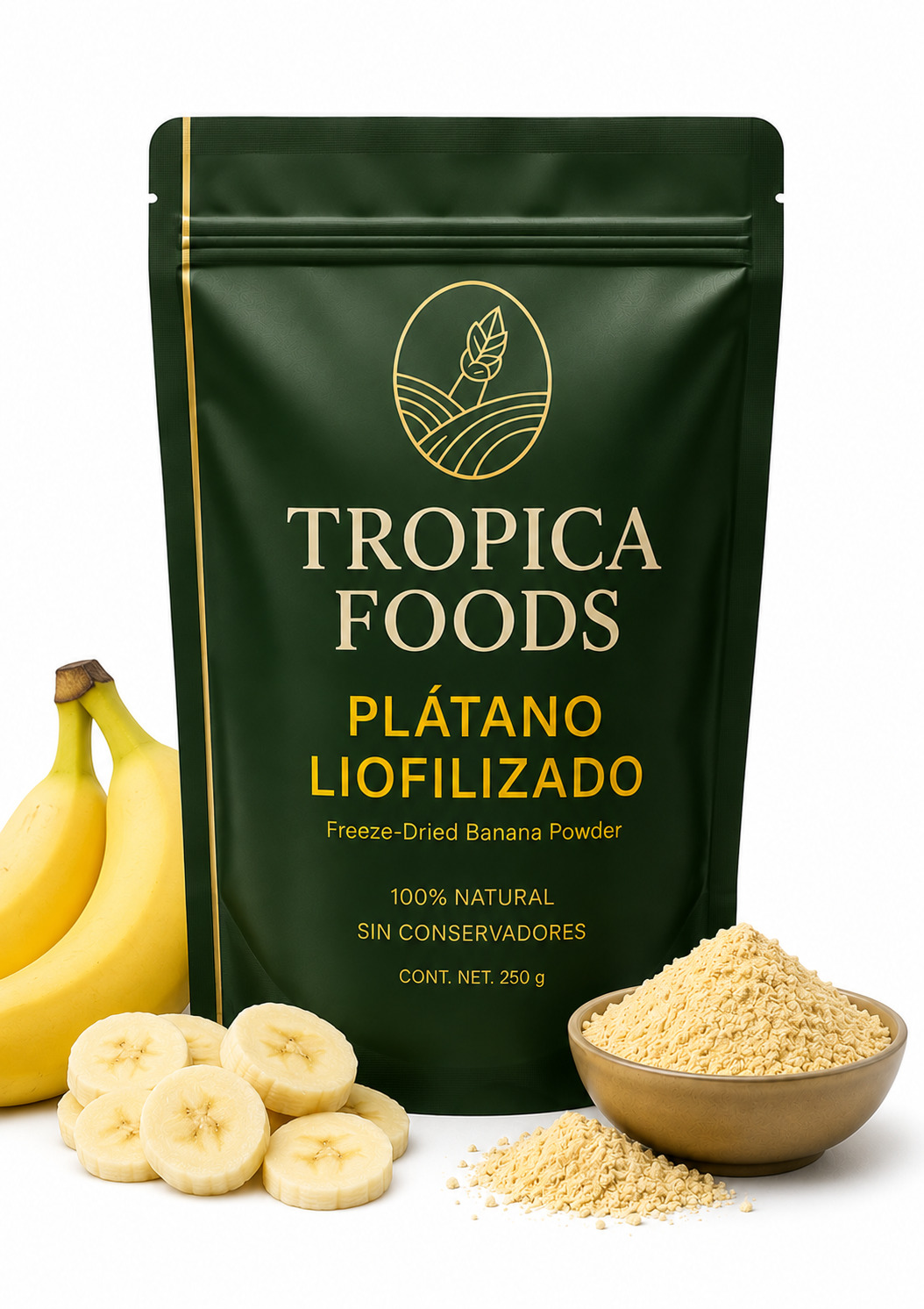 Plátano Liofilizado LYOFI™ — Freeze-Dried Banana Powder Mexico